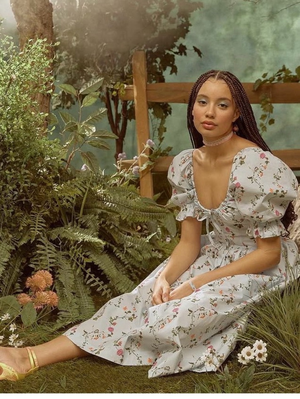 Hill House Ophelia dress in Pond Floral